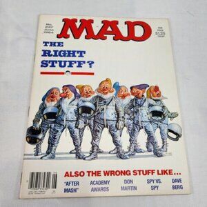 Mad Magazine Issue # 247 June 1984 The Right Stuff Dwarfs In Space Richard‎ Art